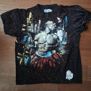 Tupac Custom Painted Oozee T-Shirt.